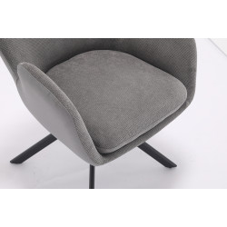 Clara Swivel Dining Chair Grey